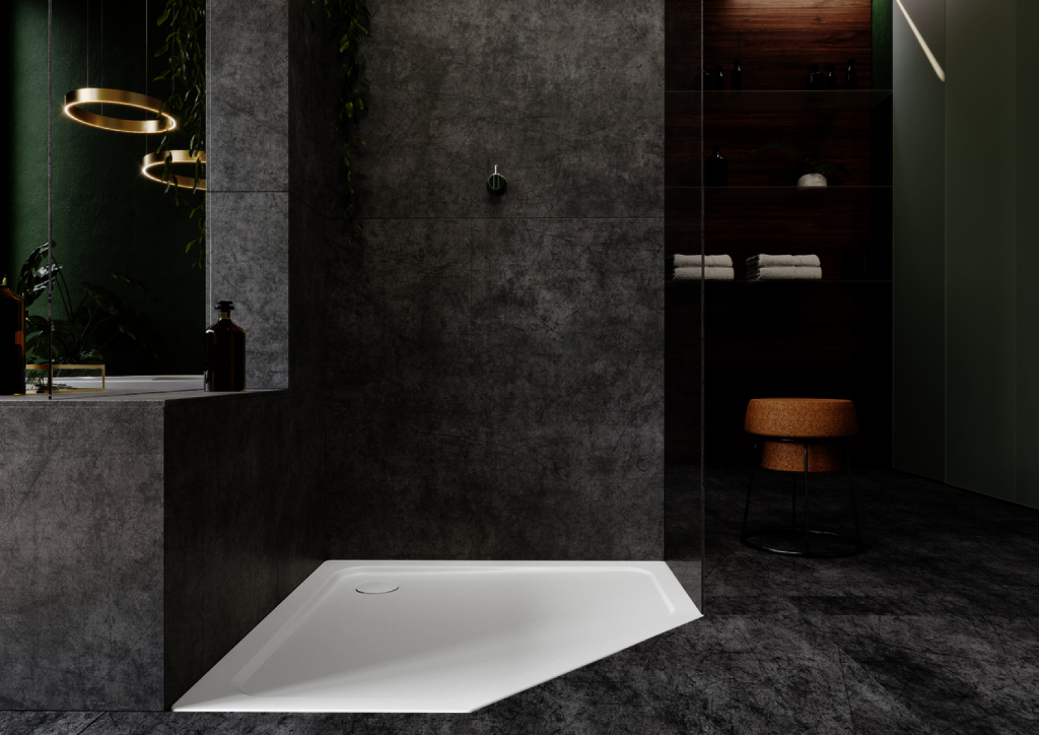 KA DW CORNEZZA Mod.671-1,900x900mm, bahamabeige