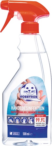 Hände-Desinfektionsmittel Robbyrob 500ml ROBBYROB Hände-Desinfektionsmittel Robbyrob 500ml ROBBYROB