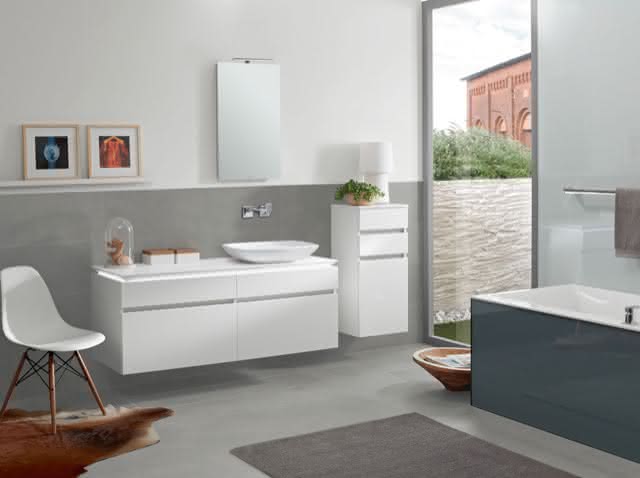 VB Badewanne Squaro Edge 12 1600x750x475mm Duo Rechteck Weiß Alpin
