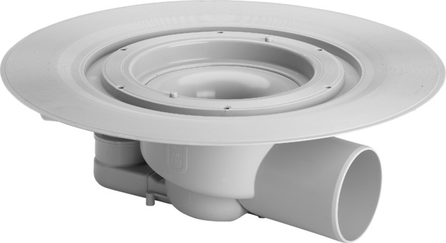 Viega Advantix Bodenablauf Grundkörper 70 mm (DN70) Kunststoff grau 4955.15
