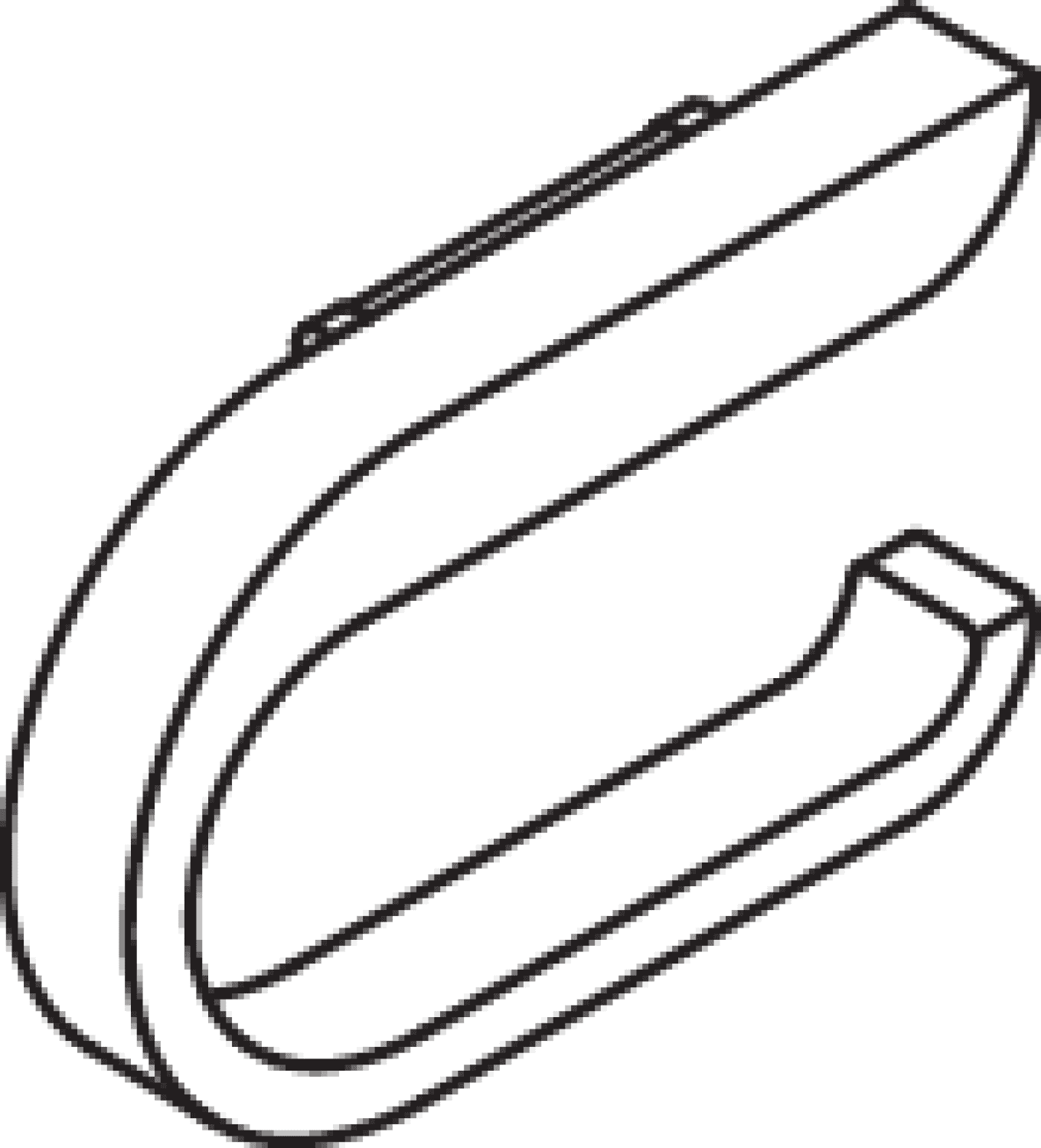 HEWI WC-Papierhalter Sys 800 K, Kst., klappbar, B:140mm, H:90mm signalweiß