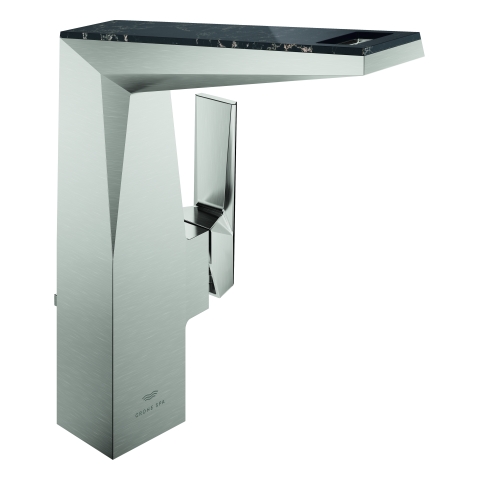 GROHE EH-WT-Batt. Allure Bril. PC 24414 L-Size Griff VN-Caesarstone supersteel