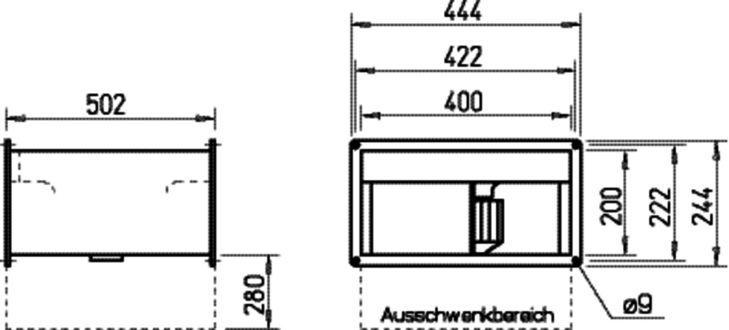 Helios KVD 200/4/40/20 Kanalventilator rechteckig, 3-PH