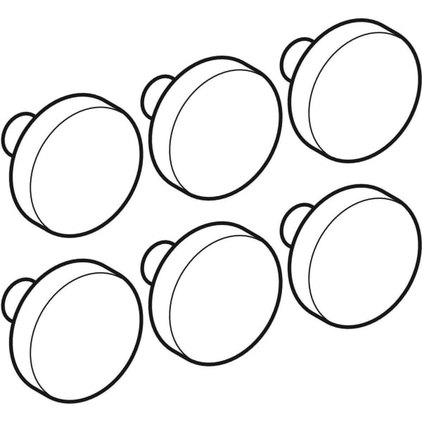 Geberit Set Puffer für WC-Deckel (6 Stück) Emani by Citterio und Era Geberit Set Puffer für WC-Deckel (6 Stück) Emani by Citterio und Era