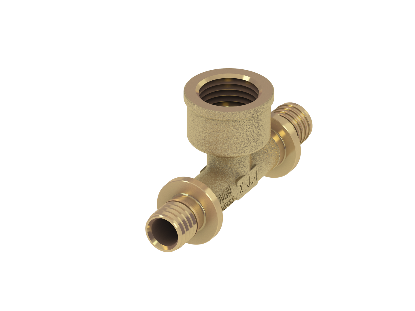 TECEflex T-Stück IG Dim. 40 x Rp 1/2" x 40, Standard Messing