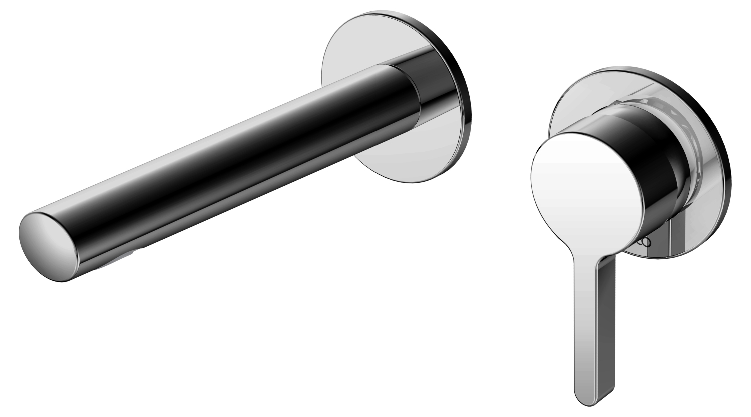 KEUCO EHM-WT-Mischer Edition 400 51516, UP Montage, Ausl., 265 mm, Nickel geb.