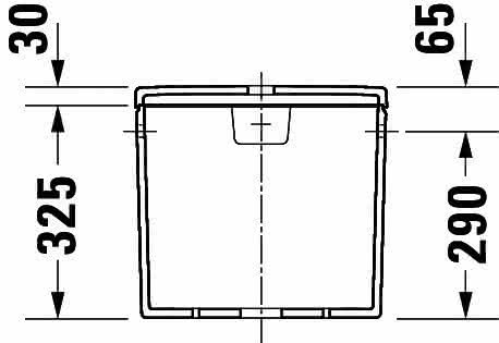 DU SPK Duravit No.1 Weiß, DF-IG chrom Anschluss re oder li, 6/3 L,