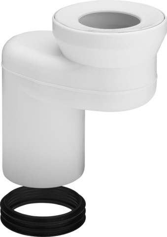 Viega Versprungbogen 8090.2 in DN100/90 Verspr., Kunststoff weiss