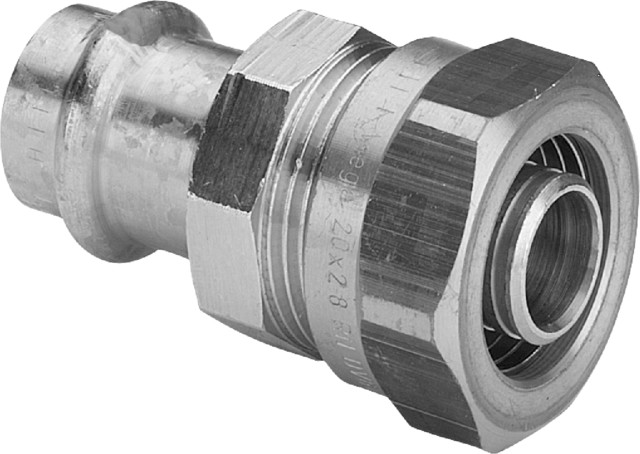 Viega Verschraubung mit SC Sanpress 2213 in 16x15mm Rotguss