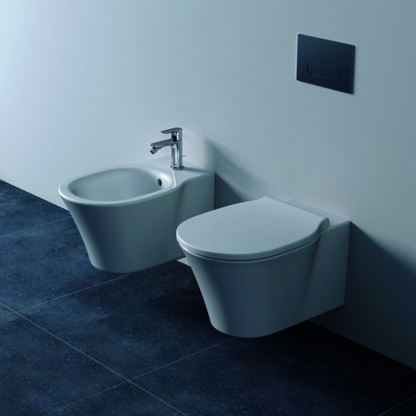 IS Wand-T-WC-Kombipaket Connect Air, AQUABLADE,mit Softclosing,365x540mm,Weiß