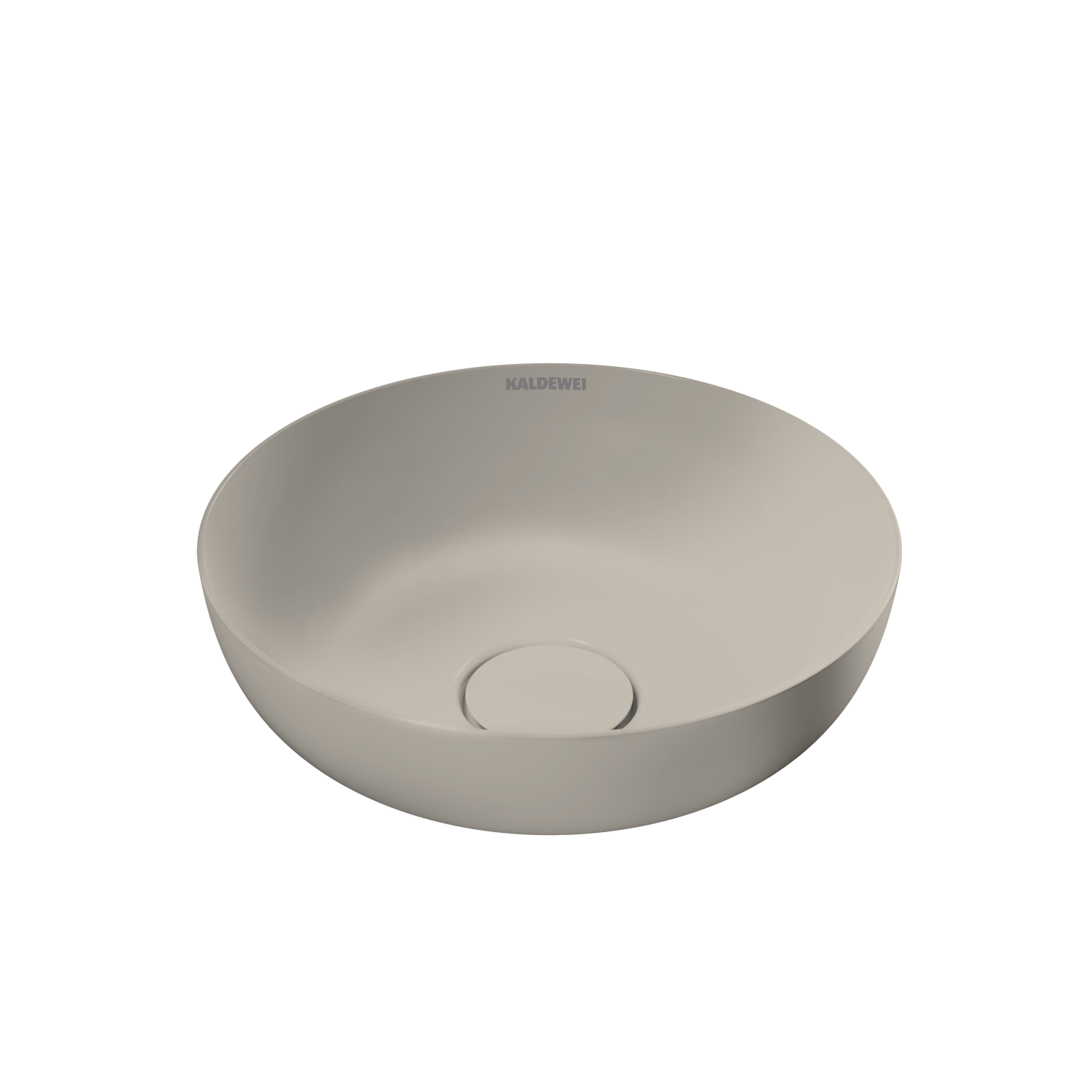 KA WB MIENA WASCHTISCH-SCHALE Mod.3193,d :310mm,warm grey 10,Perl-Effekt,oÜL