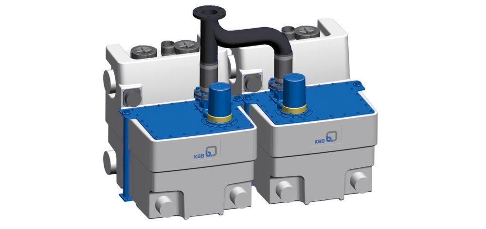 KSB Hebeanlage Compacta UZ 4.900 D/C C-Ausf.m.Rückflusssperre, Steuerung LCB2
