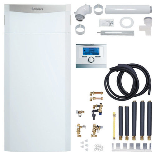 Vaillant Paket 1.398/5 ecoCOMPACT VSC146 VRC 700/5, Konsole, Luft/Abgas Flex.