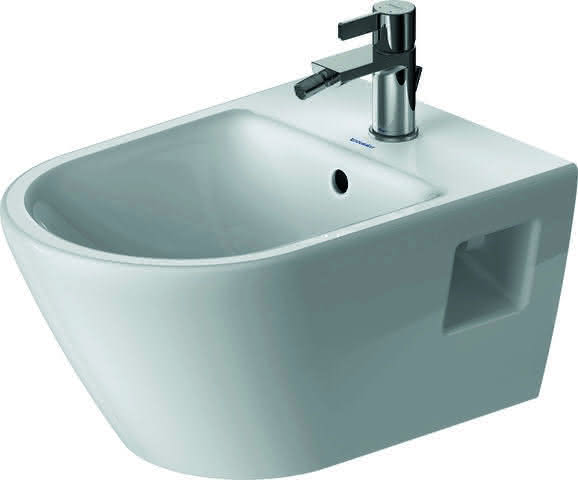 DU Wandbidet D-Neo, 540mm, Weiß mit ÜL, mit HLB, 1 HL