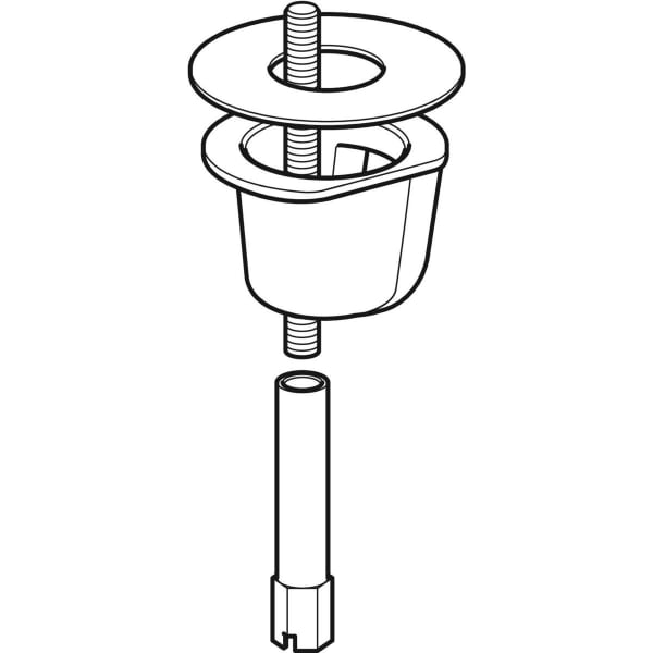 Geberit Befestigungsset zu Geberit WT-Armatur Typen 85, 86, 185 und 186