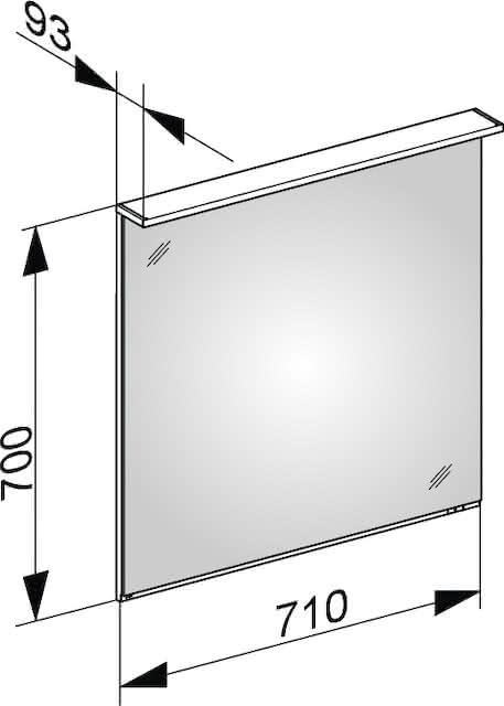 KE LS Edition Lignatur 13397 710x700x60mm 1 Lichtfarbe