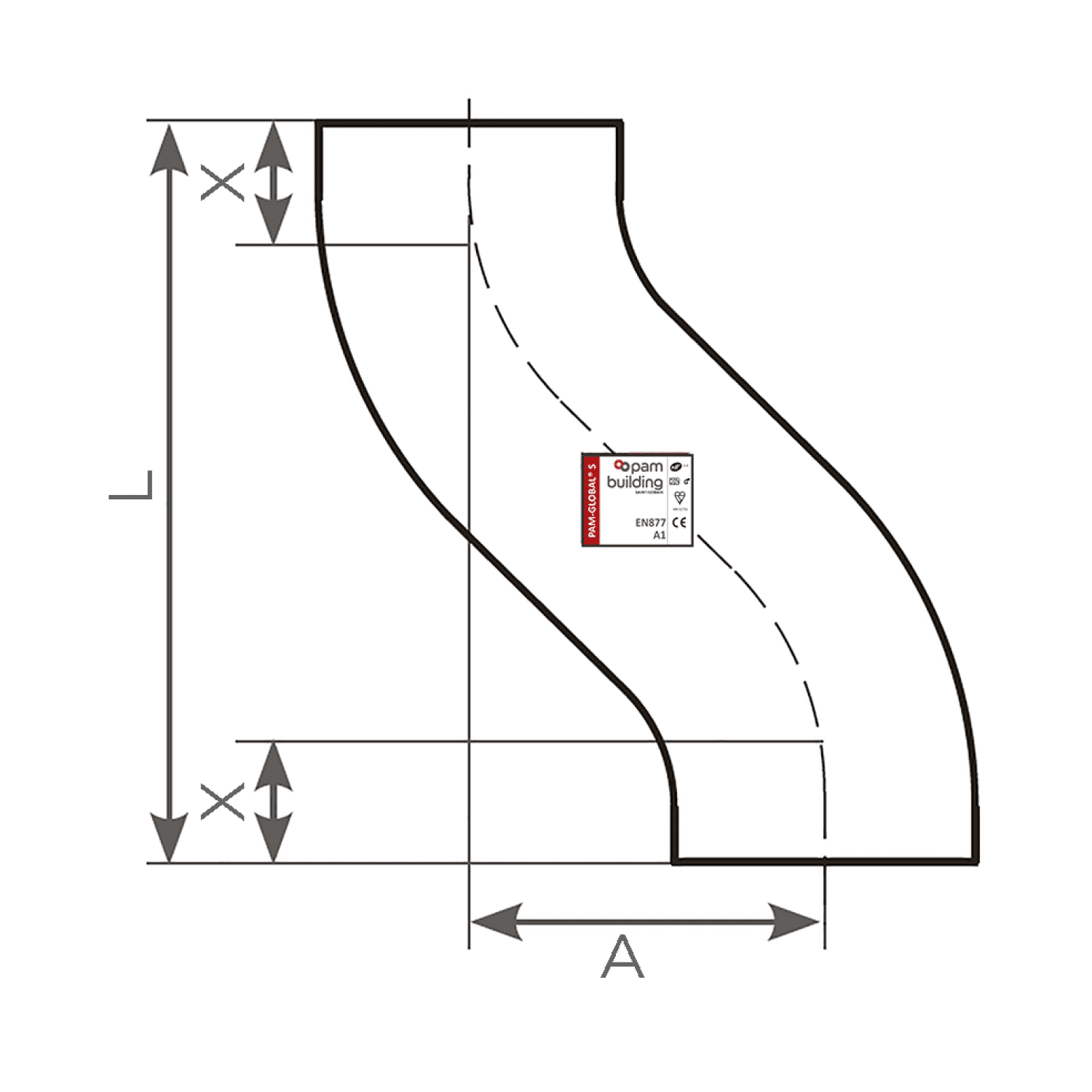 SML-Sprungrohre DN 100, 130mm Sprung