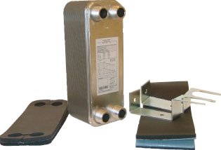 BOSCH Zubehör für Solewärmepumpen PWÜ 9 Plattenwärmeübertrager