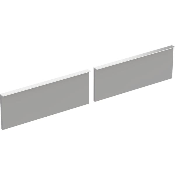 Geberit Set Schubl. Front für iCon US für DWT Breite 120 cm, platin (2 St.)