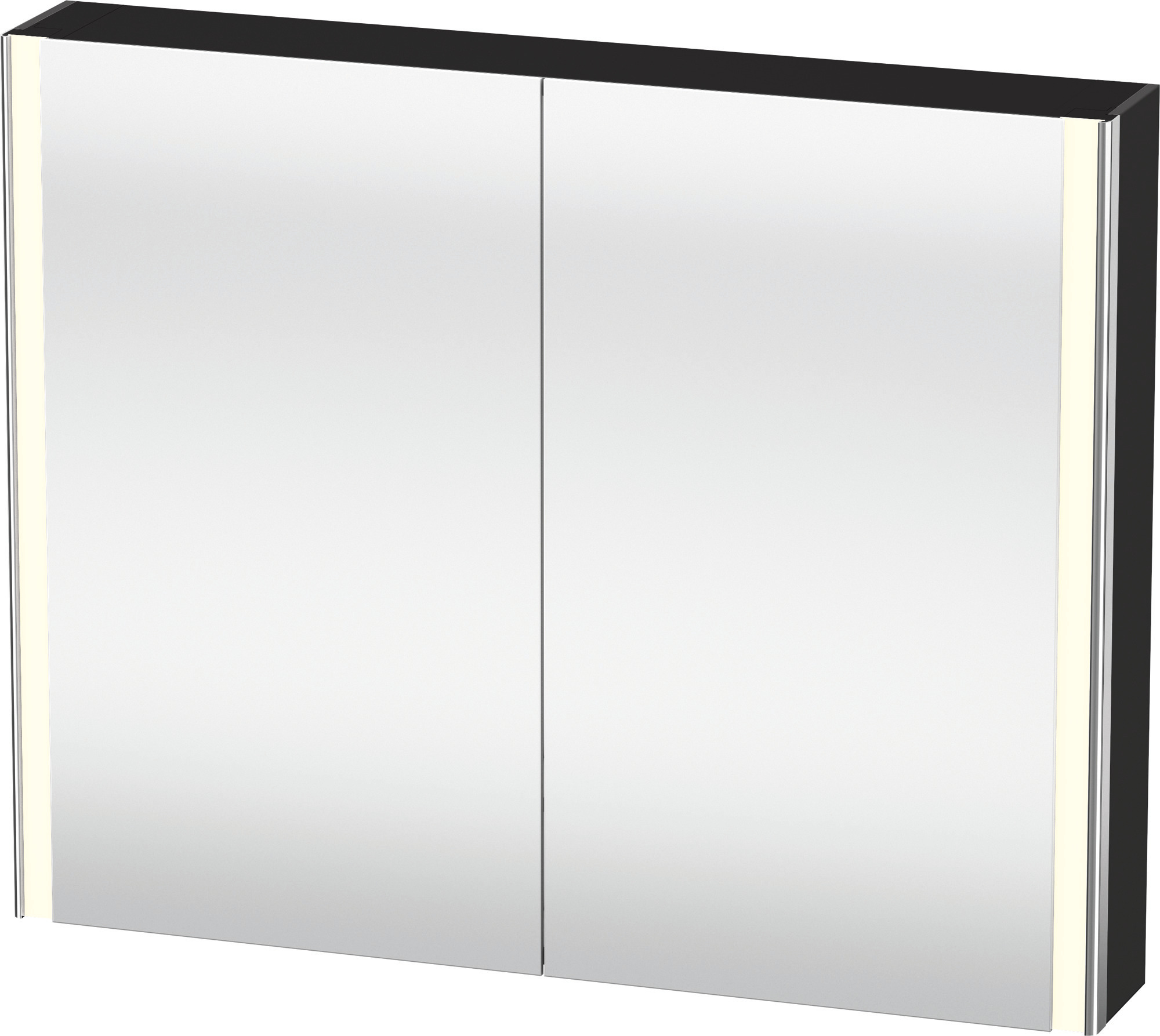 Duravit Spiegelschrank XSquare m.Beleuchtung 800x1000x155mm, Graphit Supermatt