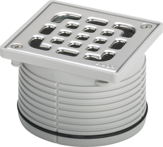 Viega Aufsatz 4934.1 in 100x100mm Kunststoff grau Viega Aufsatz 4934.1 in 100x100mm Kunststoff grau