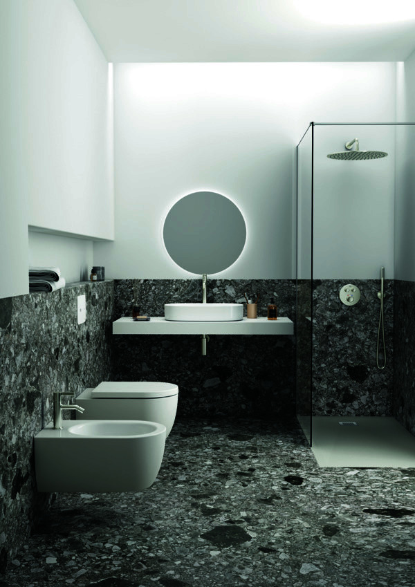 IS Wandtiefspül-WC Blend Curve AquaBlade 360x545x340mm Weiß
