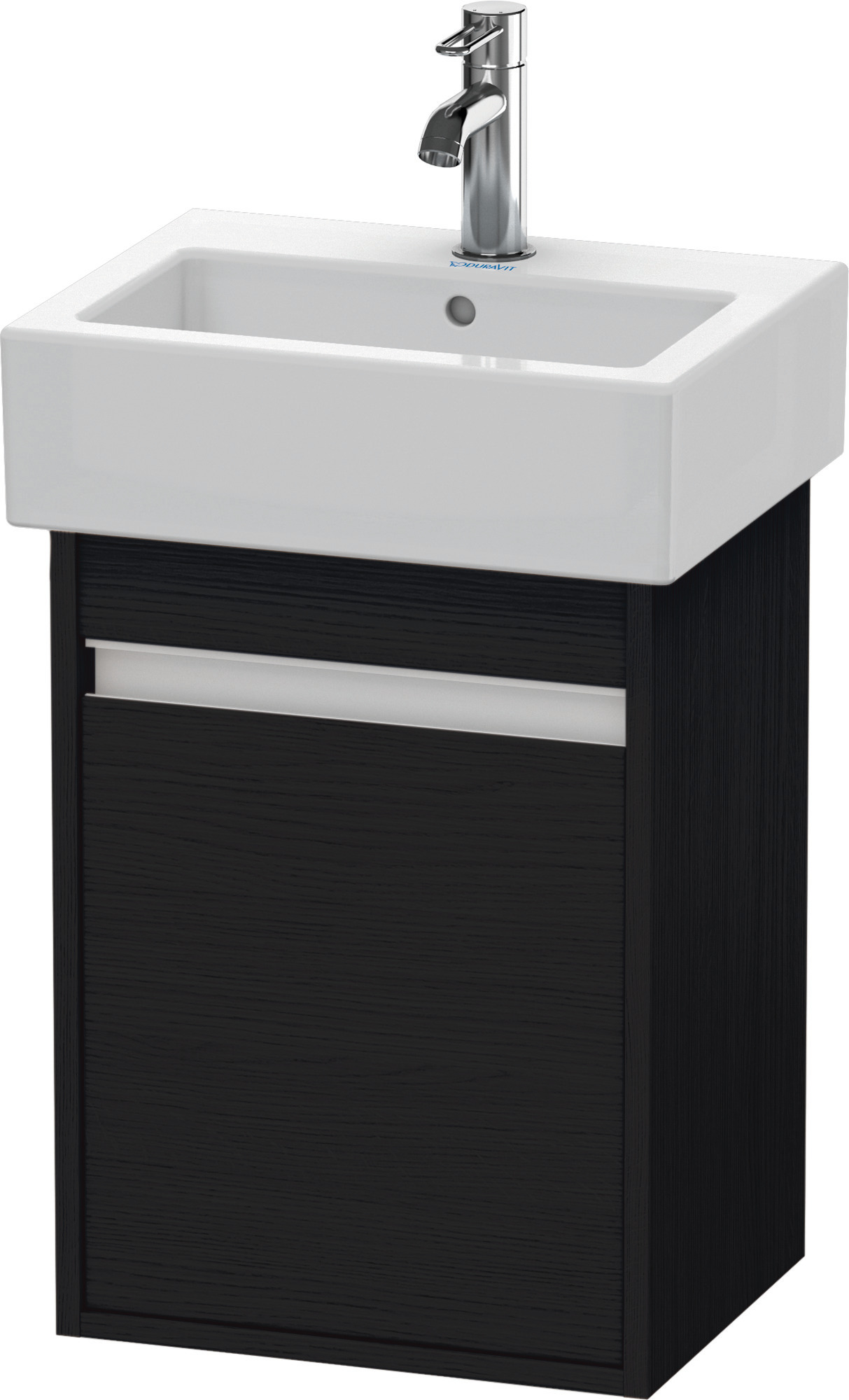 Duravit WTU wandhängend Ketho 320x400x550mm 1 Tür, TA li., f.070445, Eiche Schwarz