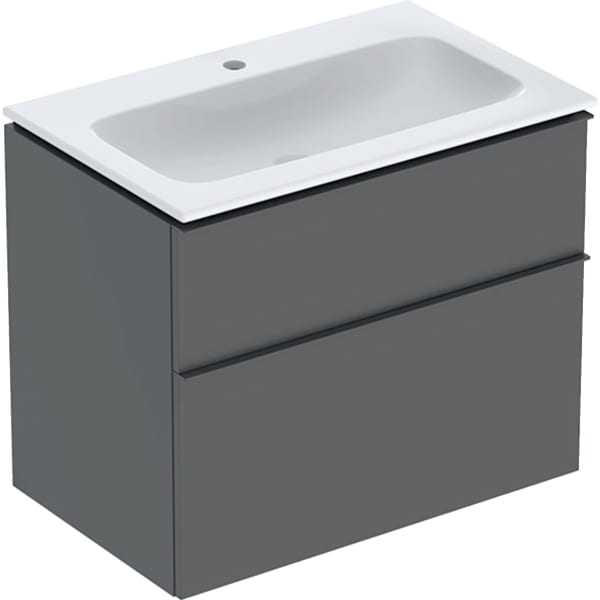 Geberit iCon Set MWT m. US, 2 Schubl. 75x63x48cm, lava