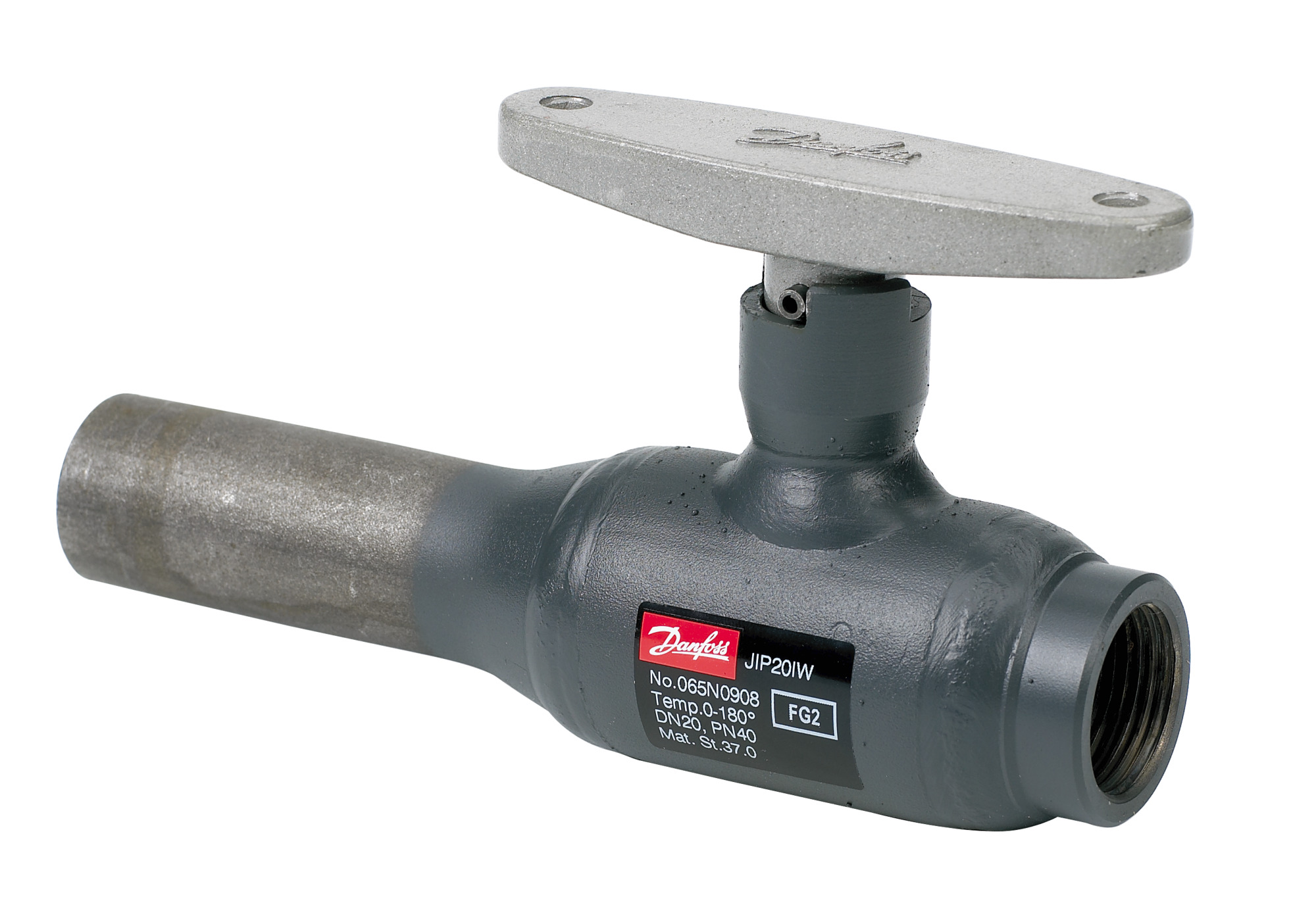 Danfoss Kugelhahn Typ JIP 140.13 DN 20, Kvs 15 m3/h, PN40, AE-IG, T-Griff