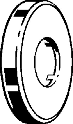 Viega Rosette 5788.49 in 60 x 12 x 23mm, Messing/verchromt