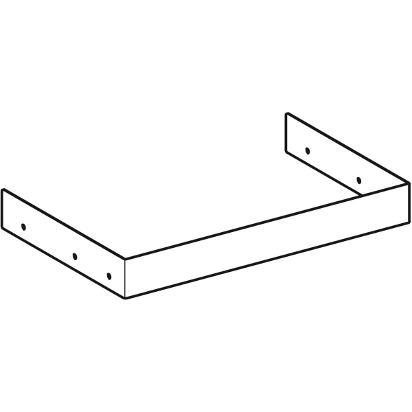 Geberit Distanzleiste für Unterschrank für HWB, Breite 40 cm, schwarz