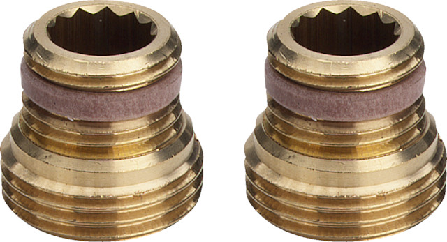 Viega Adapterset 1096.8 in R1/2 x G3/4 Messing