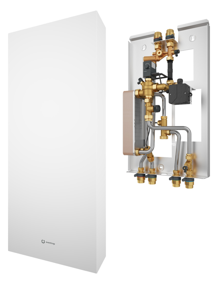 OVENTROP-Whgsstation Regudis W-HTE GT Wärmeübertrager kupfergelötet, 12 l/min OVENTROP-Whgsstation Regudis W-HTE GT Wärmeübertrager kupfergelötet, 12 l/min