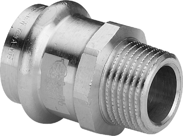 Viega Übergangsstück mit SC Profipress G 2611 für Gas in 22mm x R1/2 Rotguss