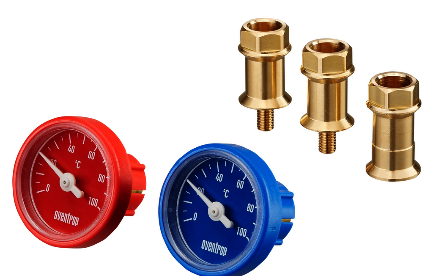 OVENTROP-Umrüstsatz Set Thermometer für "Optibal P"u."Optibal", DN25, 2 Stück