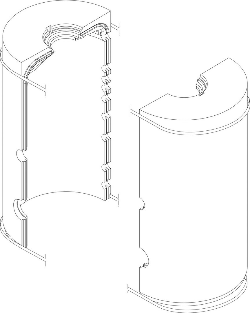 BOSCH Ersatzteil TTNR: 8735100339 Wärmeschutz Speicher S1000 everp