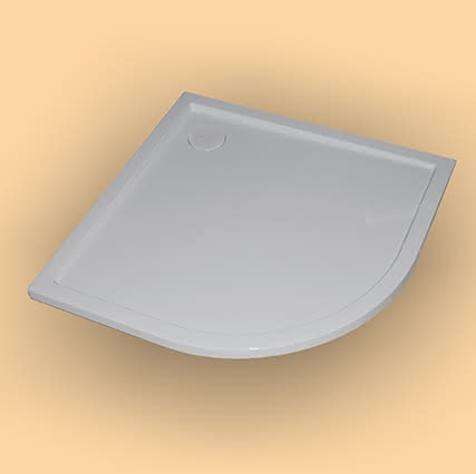 Hüppe Schürze zu Rundduschwanne Purano 90x90cm Nr.202171.055 weiß