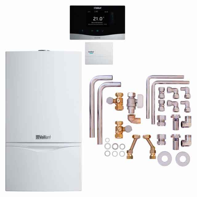 Vaillant Paket 6.210/2 atmoTEC plus VCW244/4-5A E,sensoHOME 380f/2, AustZub