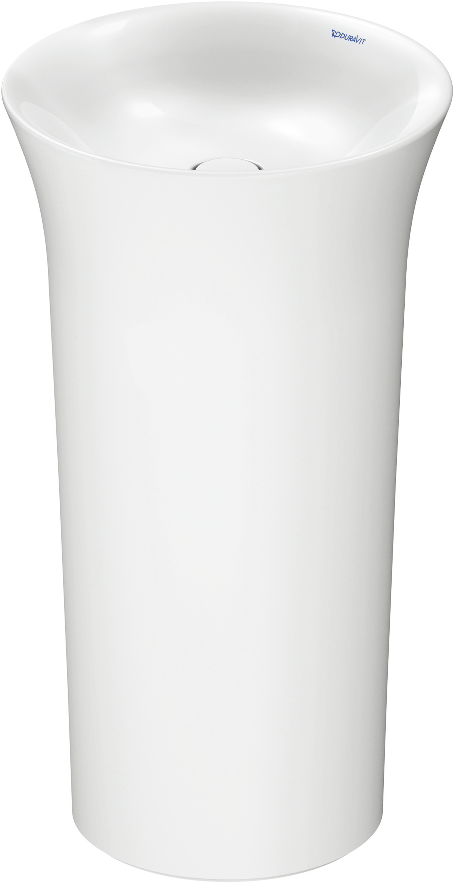 DU WT freisteh.,500mm White Tulip,Weiß o.ÜL,o.HLB,ohne Öffnung hinten