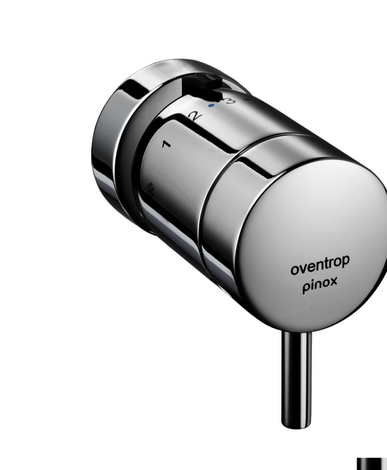 OVENTROP-Design Thermostat "pinox D" chrom, Klemmanschluss
