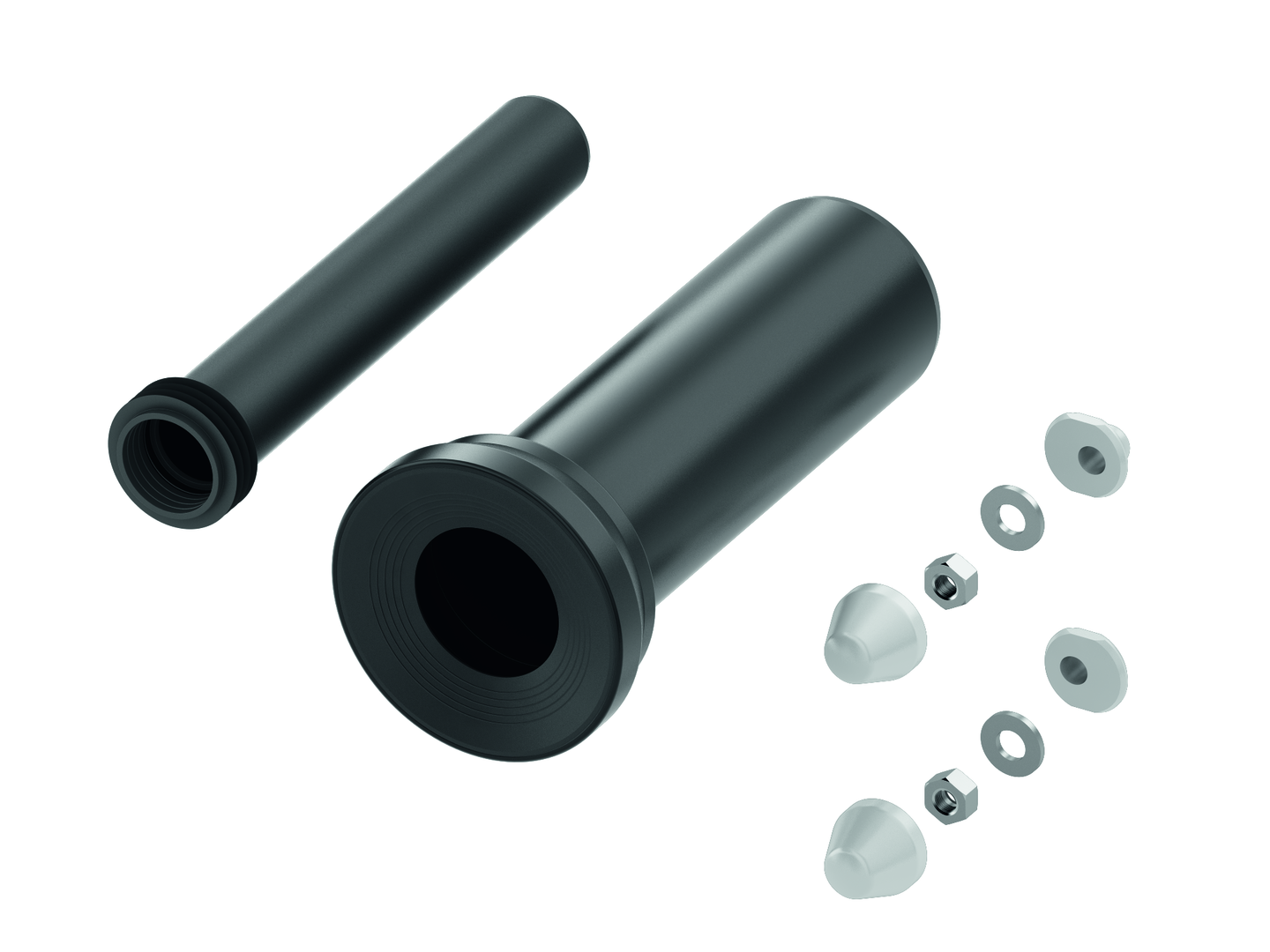 TECE-WC-Anschlussgarnitur DN 90, PE, 400 mm