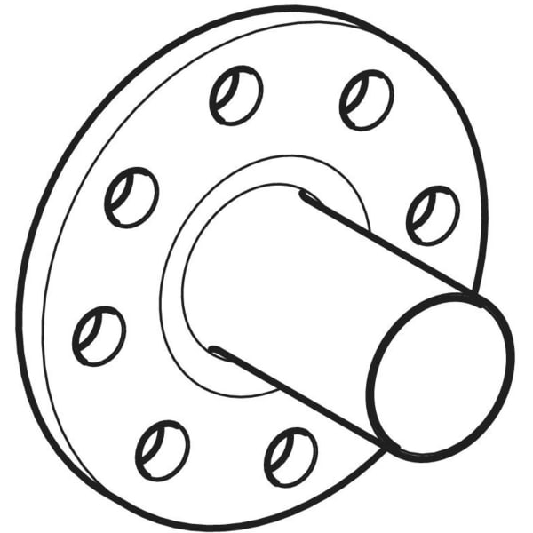 Geberit Mapress Edelstahl Flansch PN 10/16 mit Einschubende d88,9