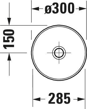 DU Sivida ASB rund 300mm,DuroCast Plus o.ÜL, B.Auß.Weiß.Sdm,B.Inn.Weiß Sdm
