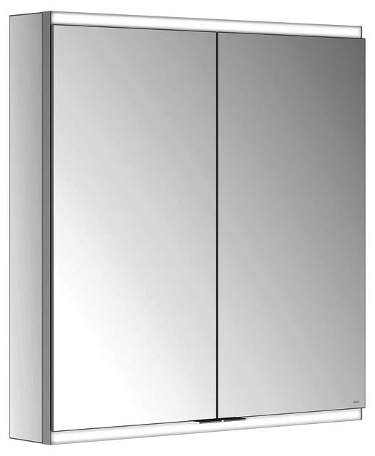 KEUCO Royal Modular 2.0 SPS, bel. 80021, Vorb,2Steckd,sb-elox,700x700x120mm