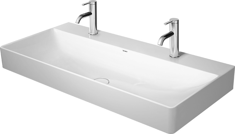 DU Möbel-WT DuraSquare 1000mm o.ÜL, m.HLB, o.HL, geschl., weiß, WG