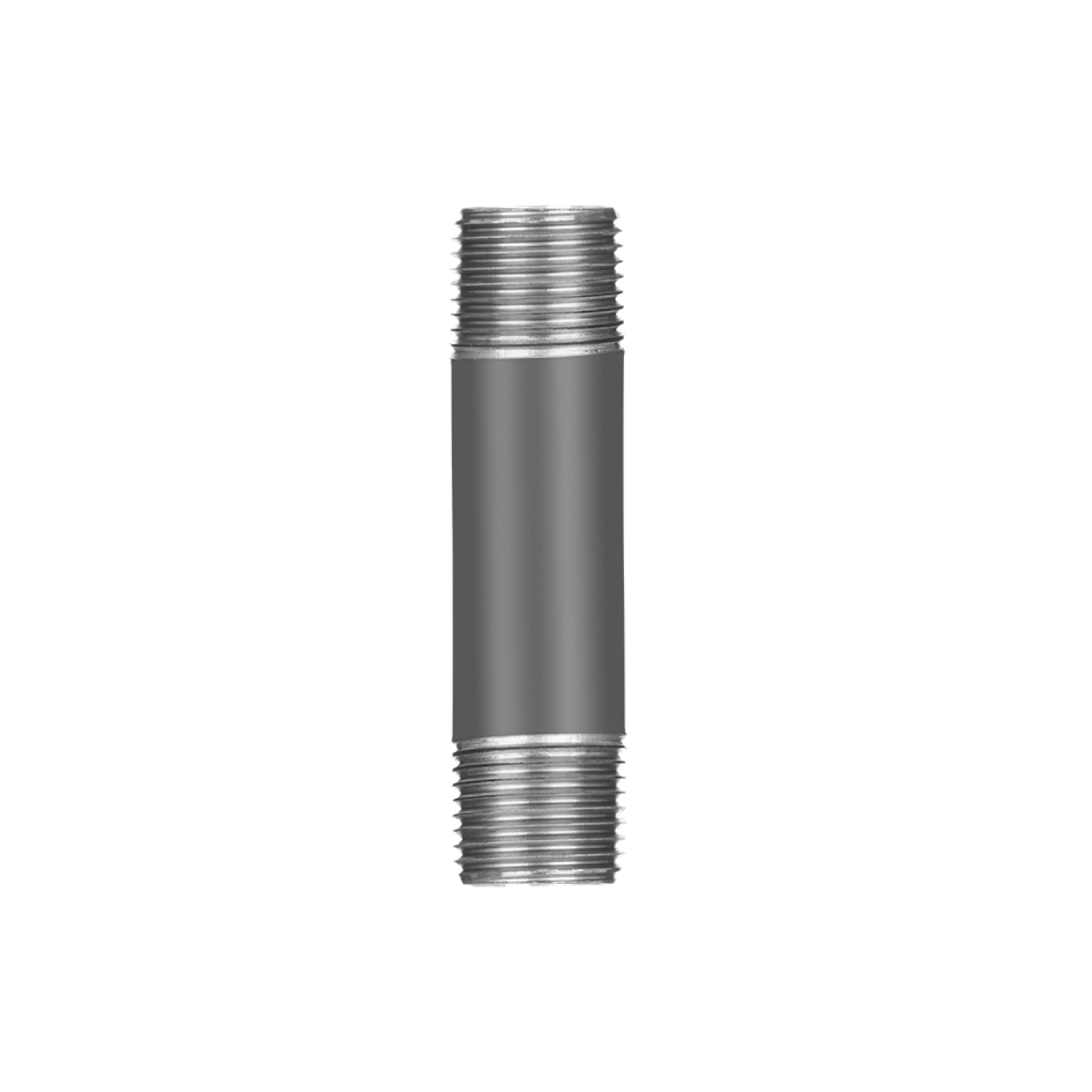 gebonipple, Rohrdoppelnippel Rohrdoppelnippel 1" x 70 mm - schwarz