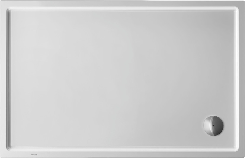 DU Starck Slimline Duschwanne, Rechteckig, 1400x900x55 mm, Weiß, Sanitä