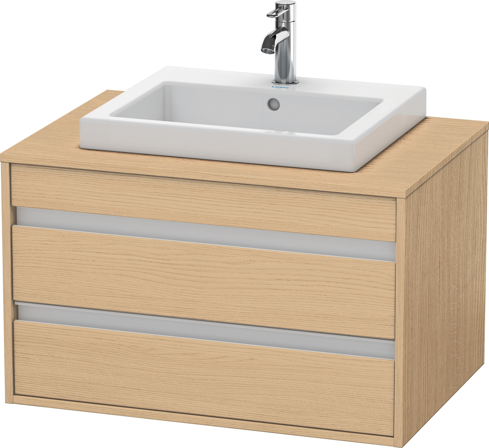 Duravit WTU wandhängend Ketho 550x800x496mm 2 SchKa, für EBWT mi., Eiche Natur