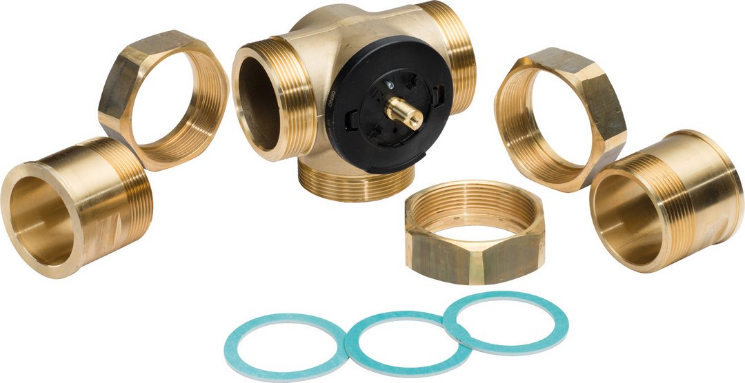 BOSCH Zubehör f. Solewärmepumpen WWV40-2 3-Wege-Mischventil DN40 Kvs=65, 2 1/4"