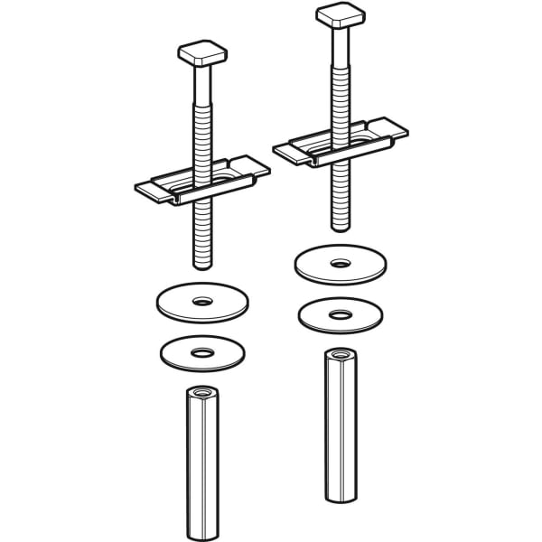 Geberit Befestigungs-Set kurz (2 St.) zu Geberit AquaClean 4000WC-Aufsatz